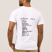 "The Erdo" Limoen Credo Mannen T-Shirt (Achterkant)