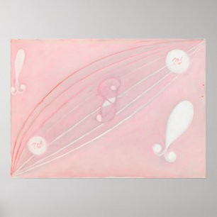 The Eros Series, nr. 8 door Hilma af Klint Poster