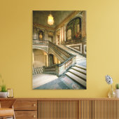 The Escalier de la Reine (Queen's Staircase) 1680 Canvas Afdruk (Insitu (Woonkamer))