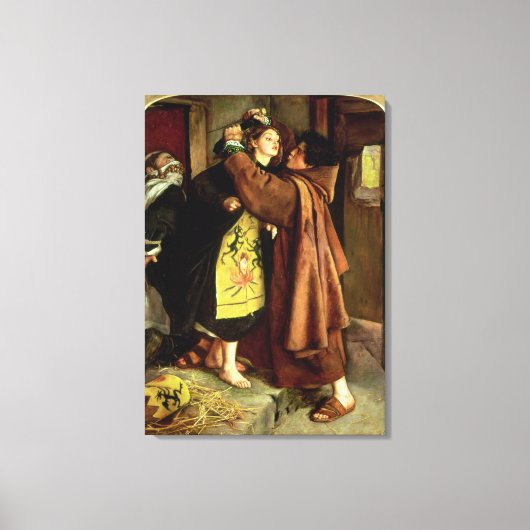 The Escape of a Heretic, 1559, 1857 (oil on canvas (Voorkant)