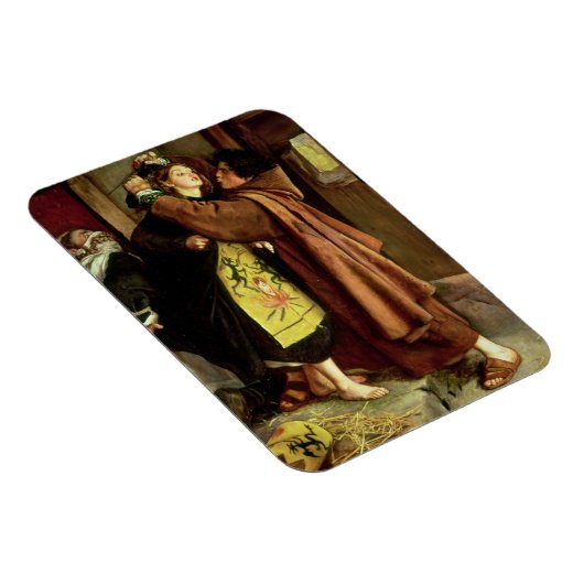 The Escape of a Heretic, 1559, 1857 (oil on canvas Magneet (Rechterzijde)