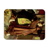 The Escape of a Heretic, 1559, 1857 (oil on canvas Magneet (Horizontaal)