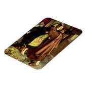 The Escape of a Heretic, 1559, 1857 (oil on canvas Magneet (Linkerzijde)