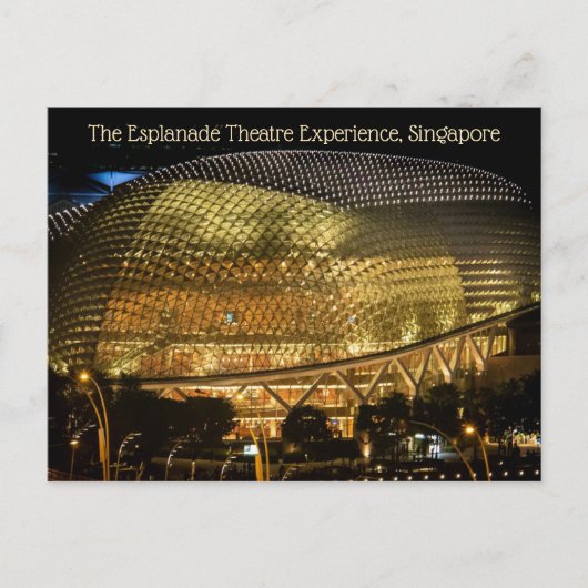 The Esplanade Theatre Experience, Singapore Briefkaart (Voorkant)