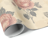 The essence of blooming grace pattern cadeaupapier (Rol Hoek)