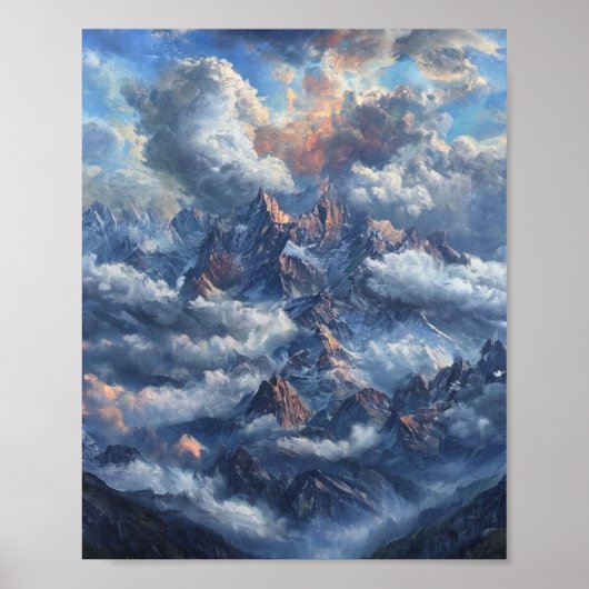 The Eternal Ascent: A Harmonious Confluence Poster (Voorkant)