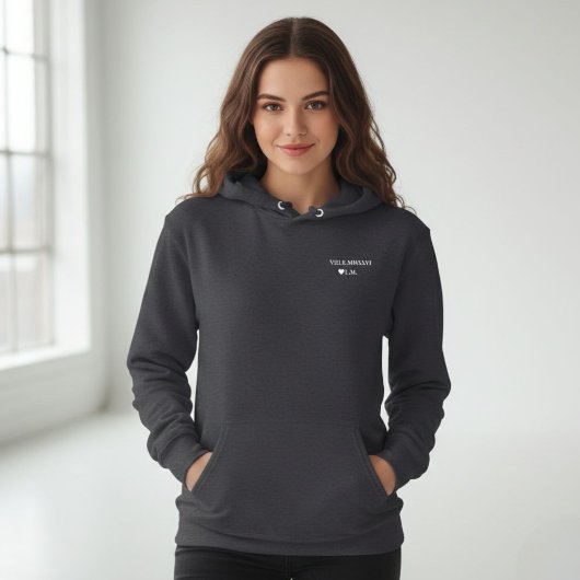 The Eternal Date – Personalized Roman Numeral  Hoodie