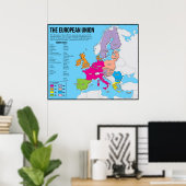 The European Union Classroom Poster (Thuiskantoor)