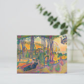 The Evening Air by Henri-Edmond Cross (1893) Briefkaart (Staand voorkant)