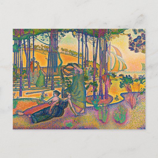 The Evening Air by Henri-Edmond Cross (1893) Briefkaart (Voorkant)