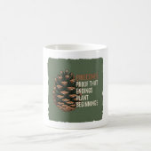The Evergreen Promise - Pine cone design Koffiemok (Center)