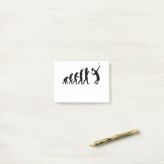 The Evolution of Tennis Post-it® Notes (Op bureau)