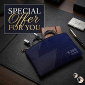 The Executive Modern Navy Lightning Custom Werk  Etui