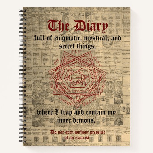 The Exorcist's Enigma: Mystical Diary Notitieboek (Voorkant)