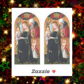 The Expectant Madonna with Saint Joseph 2-UP Sticker