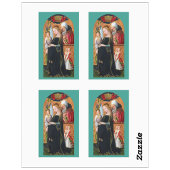 The Expectant Madonna with Saint Joseph 4-UP Rechthoekige Sticker