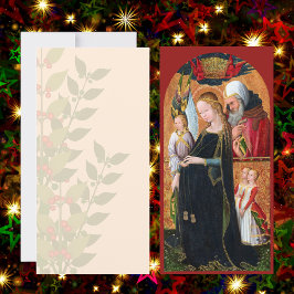 The Expectant Madonna with Saint Joseph Flat Card