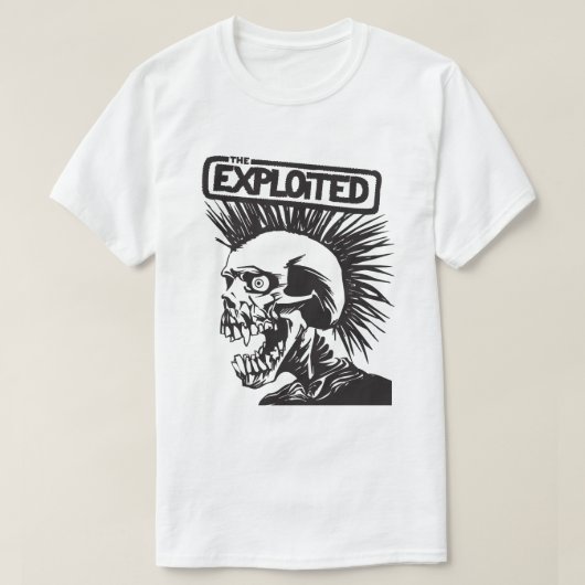 The Exploited – Punk Schedel T-shirt (Design voorkant)