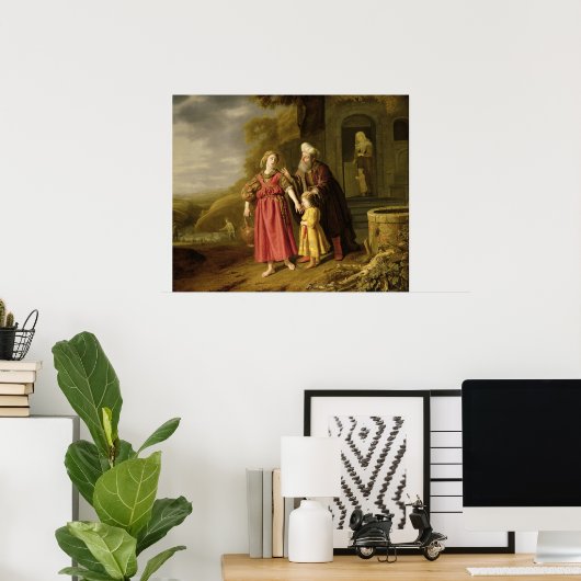 The Expulsion of Hagar and Ishmael, c.1644 Poster (Thuiskantoor)