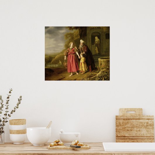 The Expulsion of Hagar and Ishmael, c.1644 Poster (Keuken)