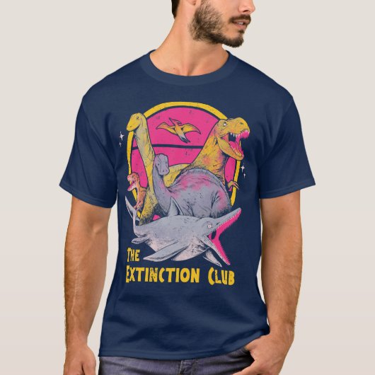 The Extinction Club Pink by Tobe Fonseca T-shirt (Voorkant)