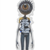 The Eye And Word Collection Sticker (Voorkant)