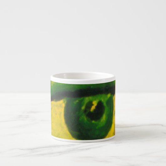 The Eye - Gold & Emerald Awareness Espresso Kop (Voorkant)
