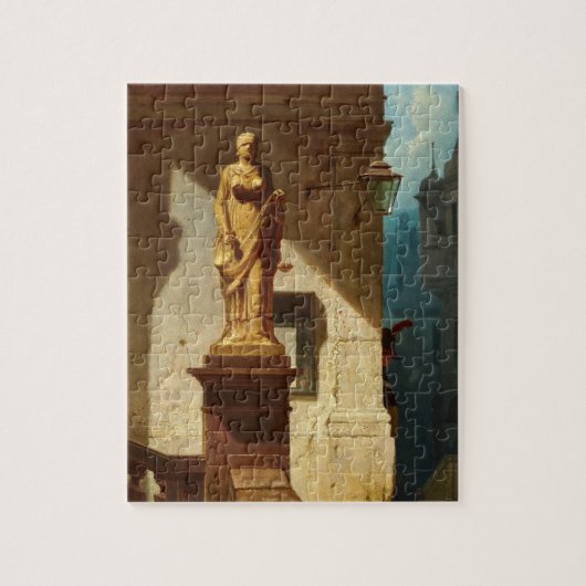 The Eye of the Law, Justice by Carl Spitzweg Legpuzzel (Verticaal)