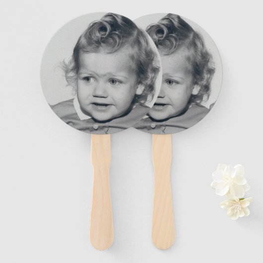 The Eyes of Keke Afbeelding Fans Handwaaier (Voorkant en achterkant)