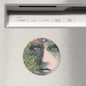 The Eyes - originele moderne kunst Magneet (Insitu (Vaatwasser))