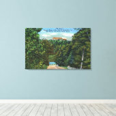 The Eyrie, John D Rockefeller Jr Home Canvas Afdruk (Insitu (Houten vloer))