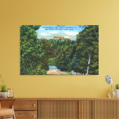 The Eyrie, John D Rockefeller Jr Home Canvas Afdruk (Insitu (Woonkamer))