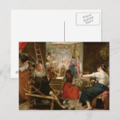 The Fable of Arachne, or The Spinners, c.1657 (oil Briefkaart (Voorkant / Achterkant)