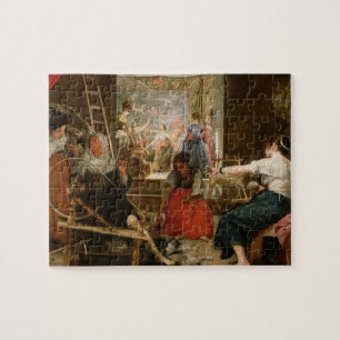 The Fable of Arachne, or The Spinners, c.1657 (oil Legpuzzel