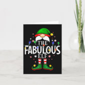 The Fabulous Elf Christmas Family Pajama Party  Kaart (Voorkant)