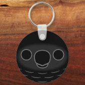 The face of a Pesquet's parrot Sleutelhanger (Achterkant)