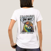 The Facepalming Otter: Exasperated Cute Animal T-shirt (Achterkant)