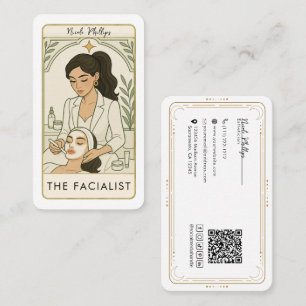 The Facialist Skin Care Tarot Social Media QR Visitekaartje