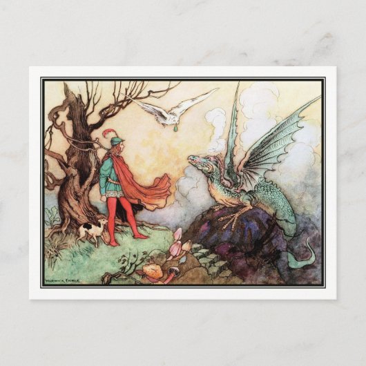 The Fair One van Warwick Goble Briefkaart (Voorkant)