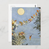 "The Fairies Birthday" van Heath Robinson Briefkaart (Voorkant / Achterkant)