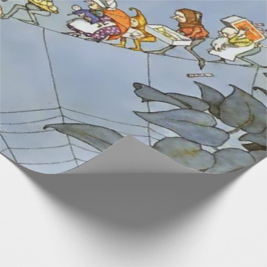 "The Fairies Birthday" van Heath Robinson Cadeaupapier (Hoek)