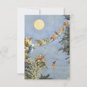 "The Fairies Birthday" van Heath Robinson RSVP Kaartje