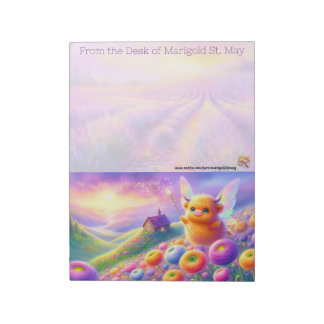 The Fairy Collection: Highland Koe Feeën Notitiebl Notitieblok