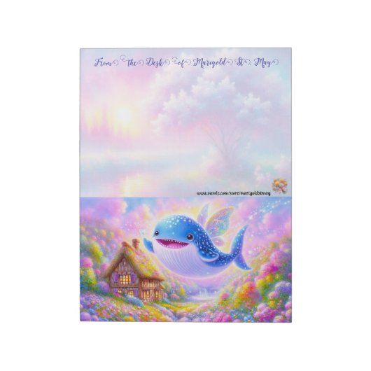 The Fairy Collection: Walvishaak Notitieblok (Linkerzijde)