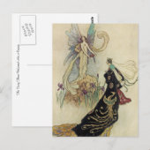 The Fairy Daar verwelkomde Hare Majesteit Briefkaart (Voorkant / Achterkant)