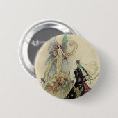 The Fairy Daar verwelkomde Hare Majesteit Ronde Button 5,7 Cm (Voorkant /achterkant)