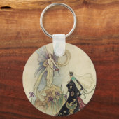 The Fairy Daar verwelkomde Hare Majesteit Sleutelhanger (Voorkant)