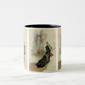 The Fairy Daar verwelkomde Hare Majesteit Tweekleurige Koffiemok (Center)