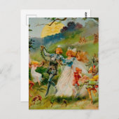 “The Fairy Dance” by ES Hardy Briefkaart (Voorkant / Achterkant)