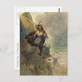 "The Fairy King" Briefkaart (Voorkant / Achterkant)